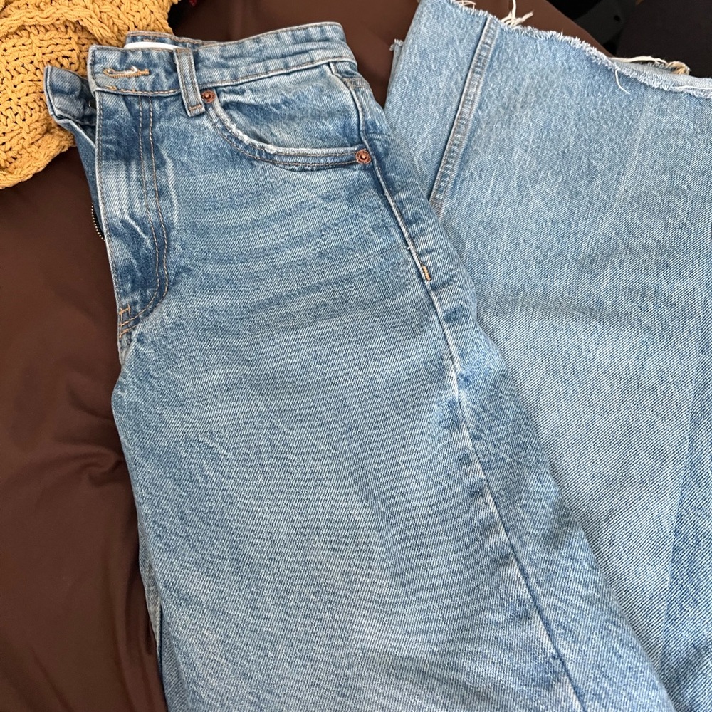 High waisted zara jeans